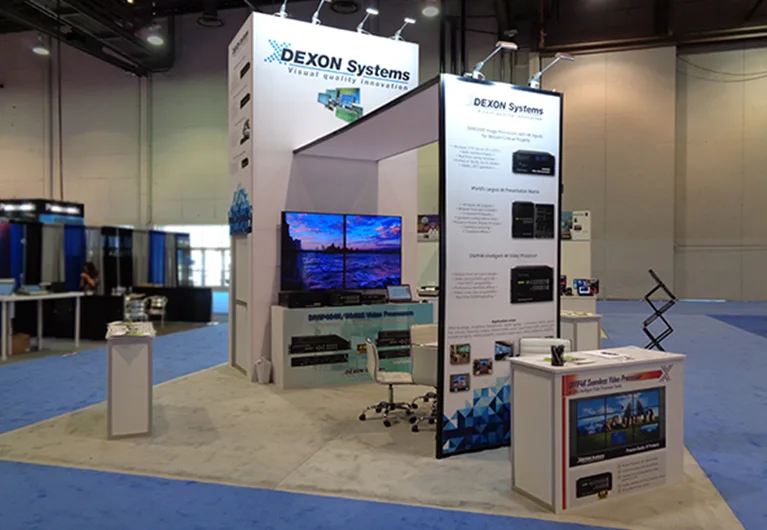 Trade Show Booth for Dexon Systems at InfoComm 2018