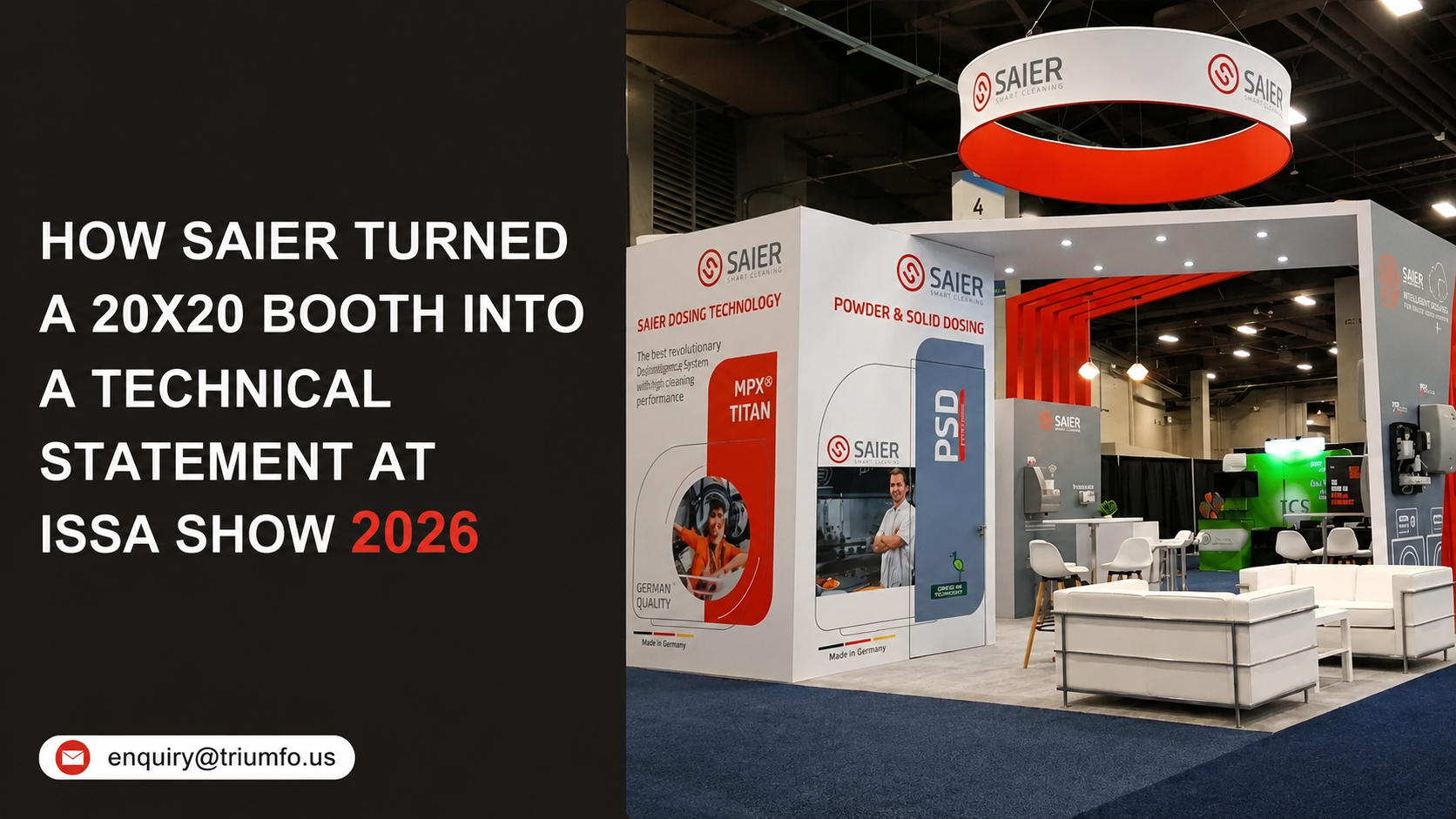 booth design for Saier