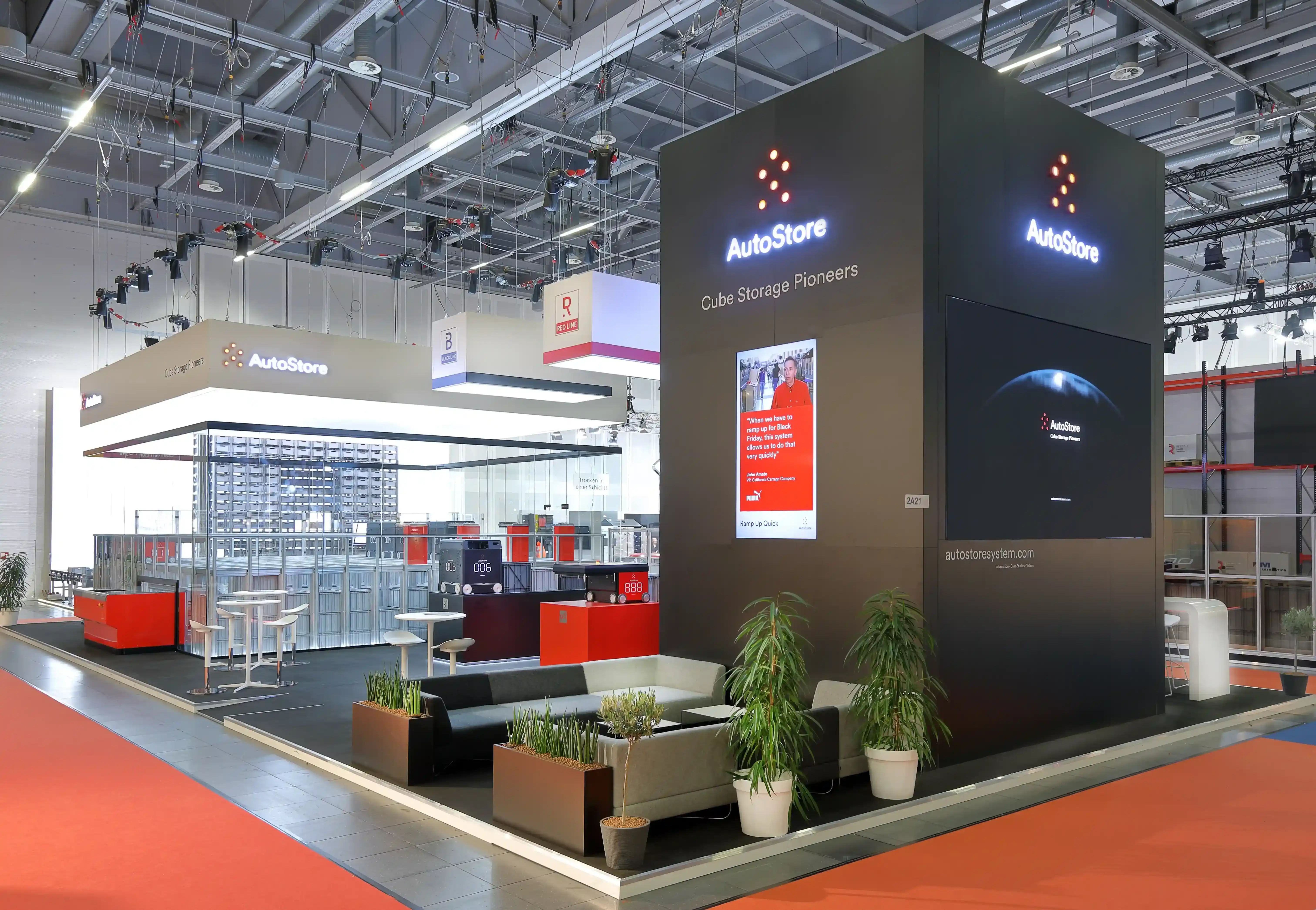 30x40 Custom Auto Store Booth Case Study