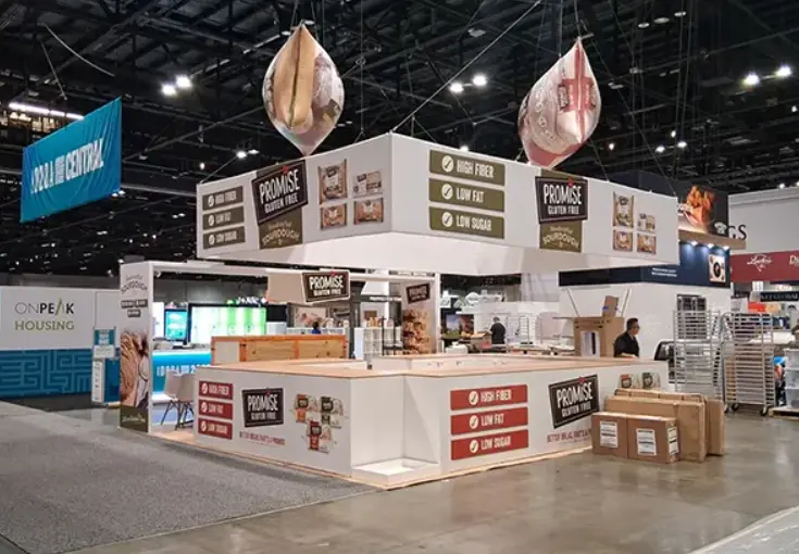 Exhibition booth For Promise Gluten Free