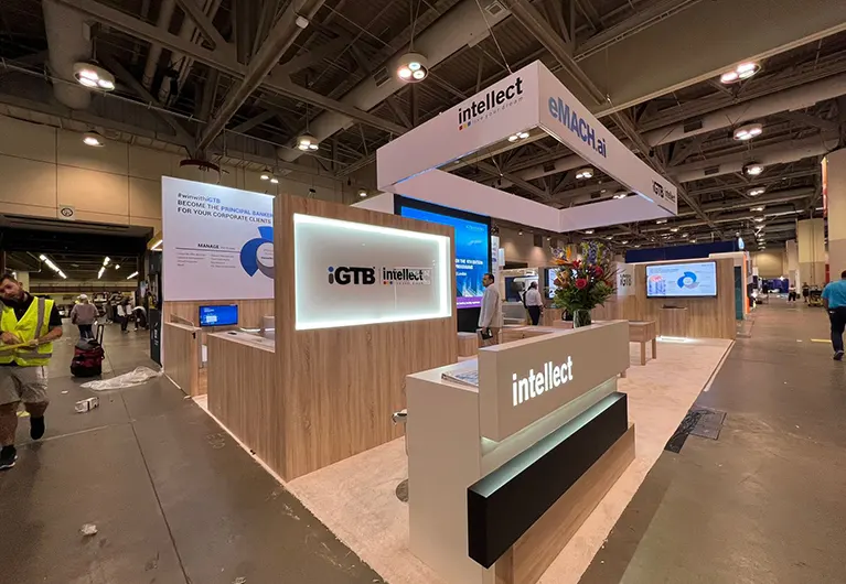 Large Custom Exhibit Rental at ITS World Congress 2025 in Atlanta for Intellect