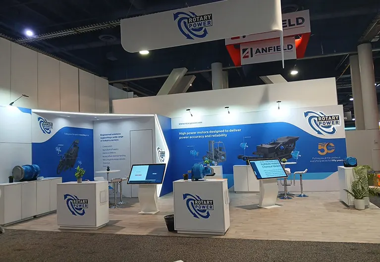 30x30 Exhibition Stand at Con Expo 2026 in Las Vegas for ROTARY POWER