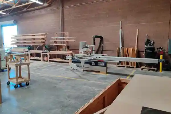 Workshop machinery setup