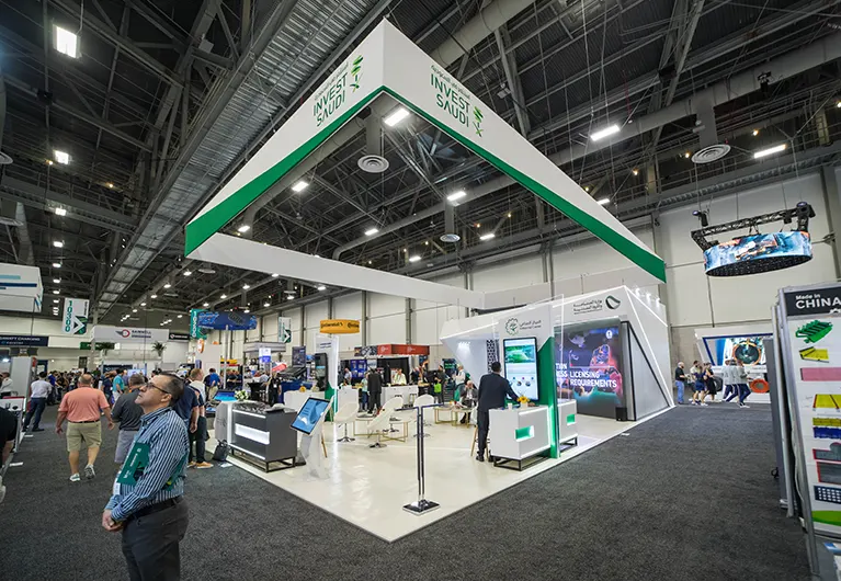 Trade Show Exhibit Booth for Saudi Government at MINE EXPO 2024