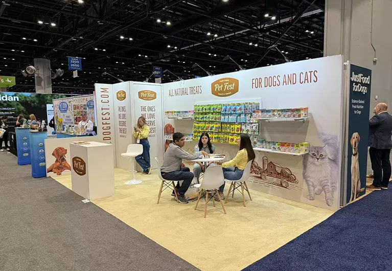 Pet Fest 10x20 trade show booth design at Global Pet Expo 2025