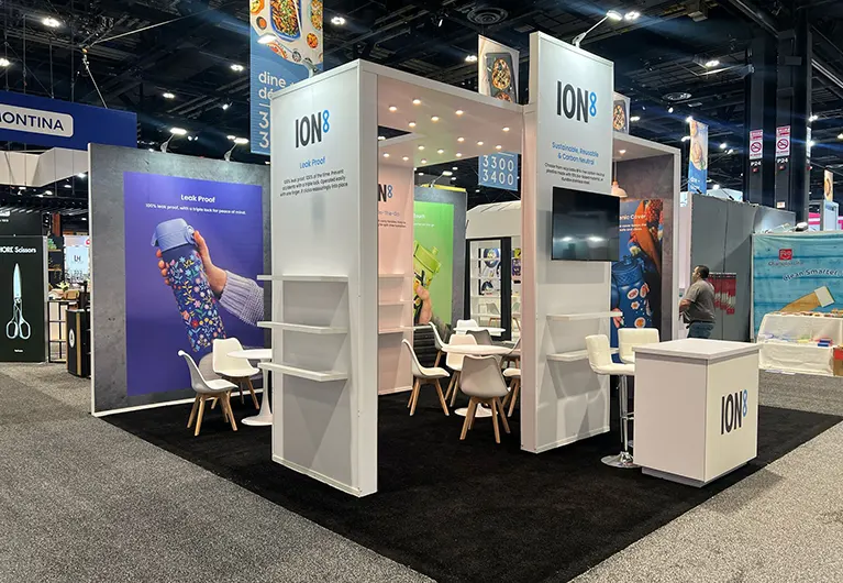 20x20 Trade Show Exhibit at IHS 2025 in Indianapolis for ION8