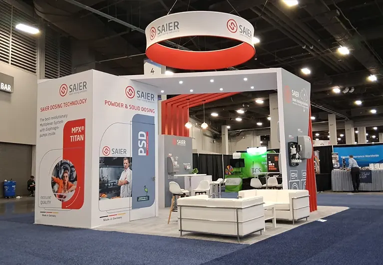 20x20 Trade Show Booth at ISSA Show 2025 in Las Vegas