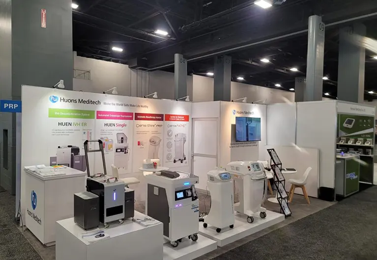 10x20 Exhibit Rental in Miami at FIME 2025 for Huons Meditech