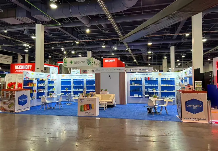 30x40 Trade Show Booth at Pack Expo 2025 in Las Vegas for BECKHOFF
