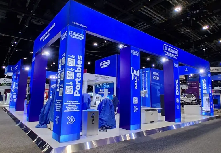 40x50 Exhibition Booth at RSNA 2025 in Chicago for SEDECAL
