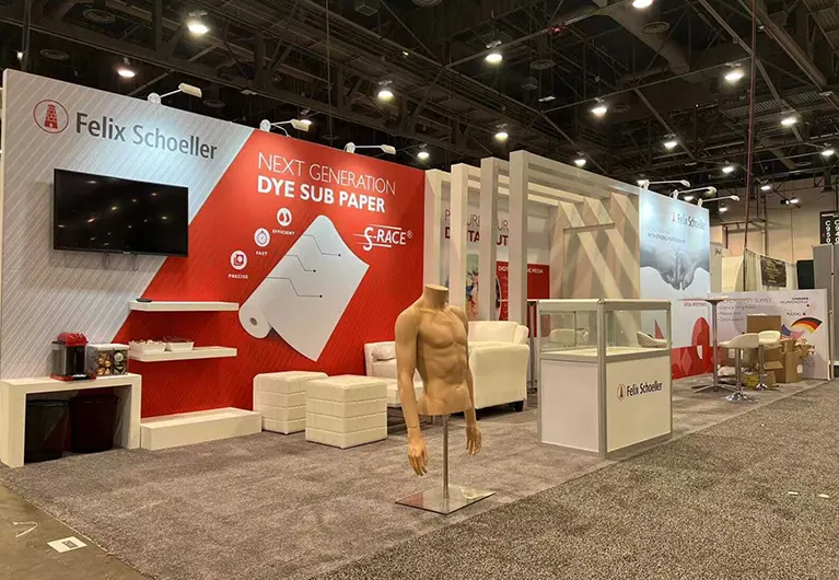 Trade Show Booth Rental at SWATCH 2024 in San Diego For Felix Schoeller