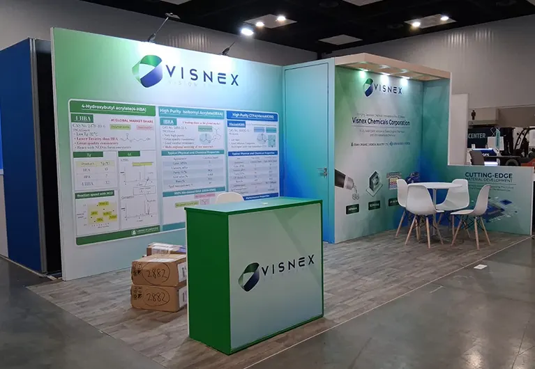 10x20 trade show booth designed for Visnex at American Coatings Show 2026 in Indianapolis