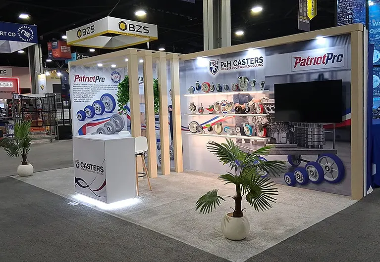 10x20 trade show display designed and built for Incorez at American Coatings Show 2026 in Indianapolis