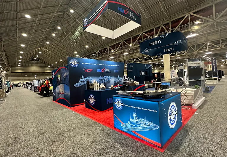 Trade Show Exhibit Booth for 6D Technologies at InfoComm 2018 in Las Vegas